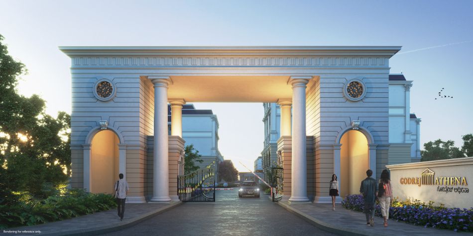Entrance-Godrej-Athena Map